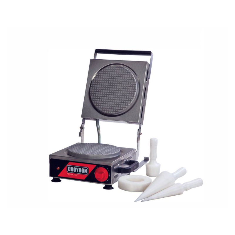 MÁQUINA DE CASQUINHA PARA SORVETE REDONDA 30CM MCSS 220V CROYDON 1