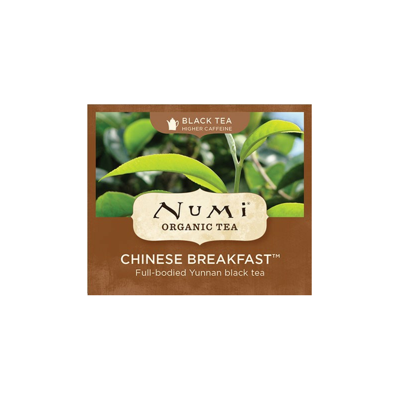 Chá Preto Orgânico Chinese Breakfast Numi formato:SACHÊ INDIVIDUAL 1