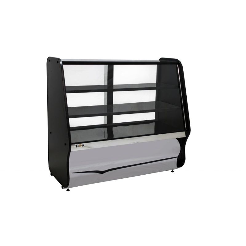 BALCÃO VITRINE SECA 1,40M TOOP BLACK ORMIFRIO 1