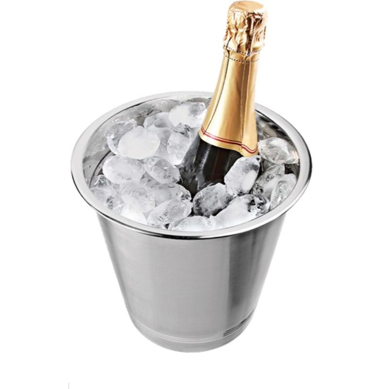 BALDE DE GELO 4L 20Ø21,5 INOX CHAMPAGNE EURO 1