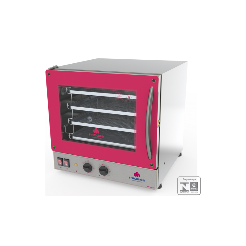 FORNO TURBO 04B VERMELHO PRP-004 G2 220V PROGÁS 1