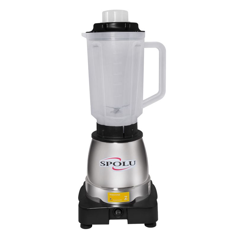 LIQUIDIFICADOR 01,5L ALTA ROTAÇÃO GOURMET SUPER 800W 18000RPM COPO PLASTICO SPL-060 220V SPOLU 1