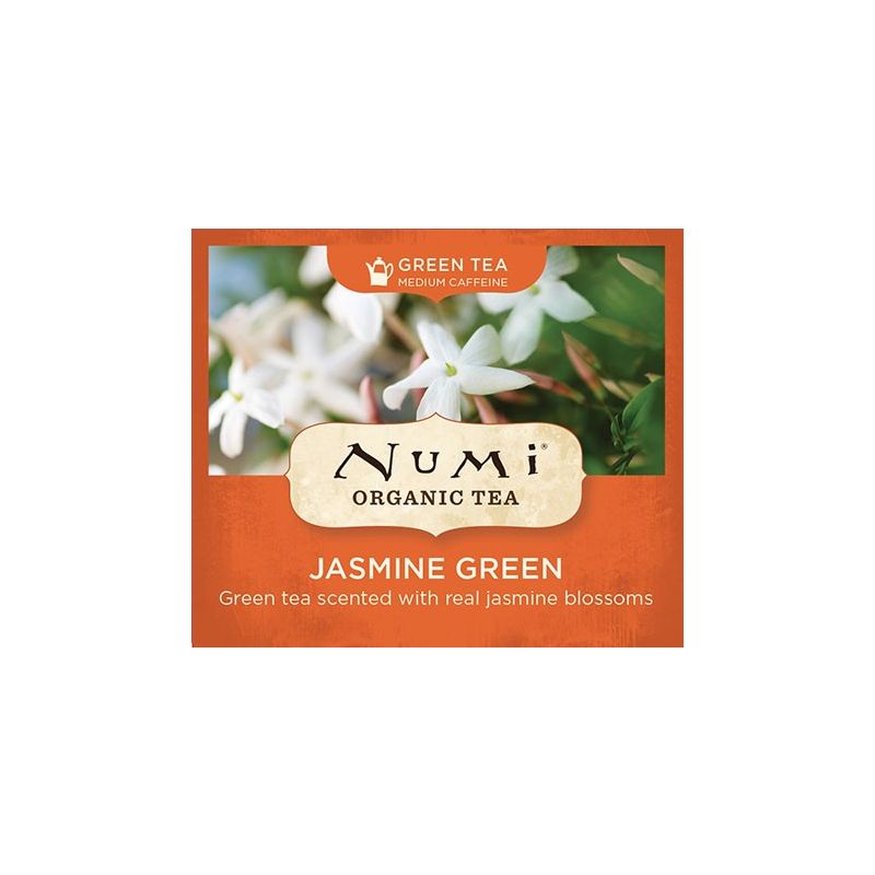 Chá Verde Orgânico Jasmim Numi formato:SACHÊ INDIVIDUAL 1