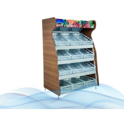 BALCÃO EXPOSITOR 1,70M FRUTEIRA LATERAL 7202 POLOFRIO