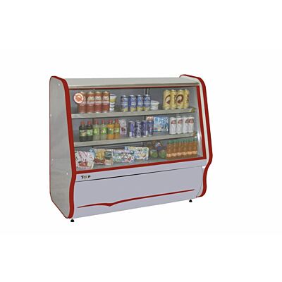 BALCÃO REFRIGERADO 1,25M 2 PLACAS FRIAS FAIXA VERMELHA ORMIFRIO