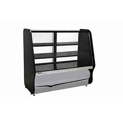 BALCÃO VITRINE SECA 1,20M TOOP BLACK ORMIFRIO 2