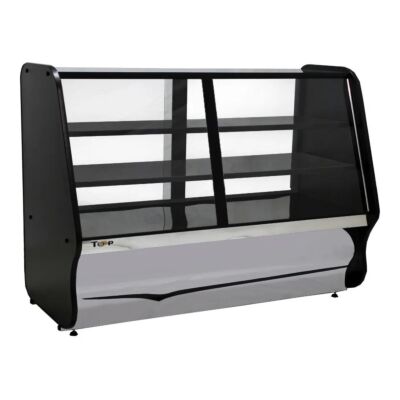 BALCÃO VITRINE SECA 1,80M TOOP BLACK ORMIFRIO