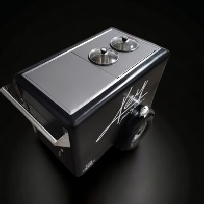 CARRINHO GOURMET GELATO FG1 ESPECIAL PRETO 2