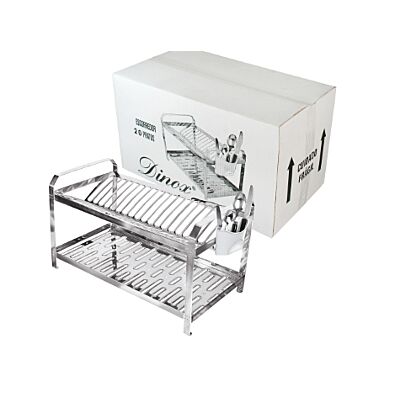 ESCORREDOR DE PRATOS 20 PRATOS COM ESCORREDOR DE TALHERES POLITO MANOX