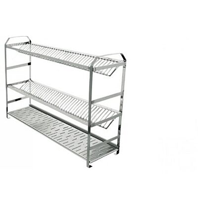 ESCORREDOR DE PRATOS 80 PRATOS SUPER EPS-016 INOX MANOX