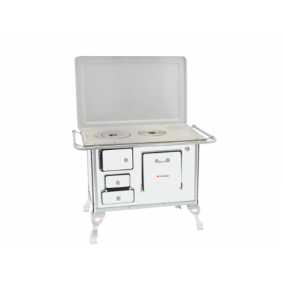 FOGÃO 2 BOCAS P5 FORNO A LENHA BRANCO M01 1DVBR-FOG VENÂNCIO