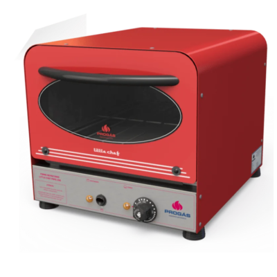 FORNO REFRATÁRIO LITTLE CHEF RETRÔ VERMELHO PRPE-200 127V PROGÁS 1