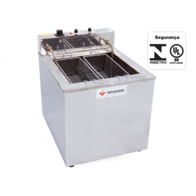 FRITADEIRA 1 CUBA 2 CESTOS 23L ÁGUA E ÓLEO SFAO4 220V VENÂNCIO