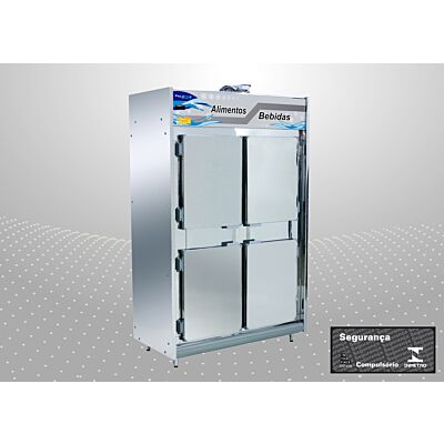 GELADEIRA COMERCIAL 4 PORTAS INOX POLOFRIO