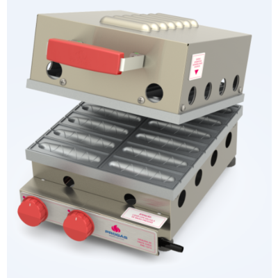 MÁQUINA DE CREPE NO PALITO 12 À GÁS 12 CM PRK-120 G STYLE PROGÁS