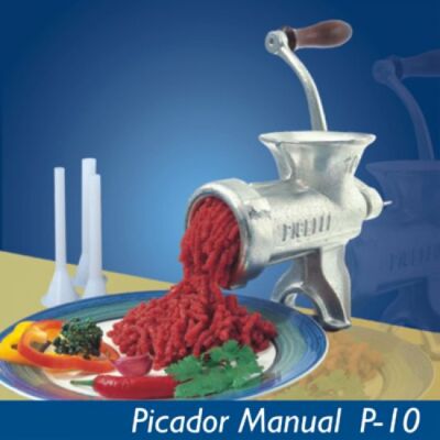 MOEDOR PICADOR DE CARNE BOCA #10 P-10 MANUAL PICELLI