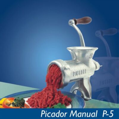 MOEDOR PICADOR DE CARNE BOCA #05 P-5 MANUAL PICELLI
