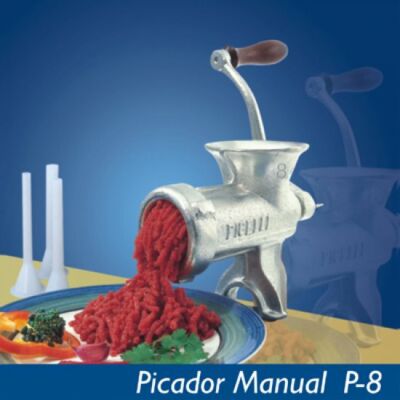 MOEDOR PICADOR DE CARNE BOCA #08 P-8 MANUAL PICELLI