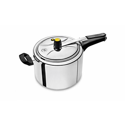 PANELA DE PRESSÃO ALUMÍNIO 07L COM CABO POLIDA ABC