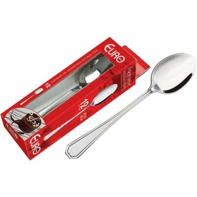 TALHER COLHER SOPA TODA INOX CAIXA COM 12 CADA EURO