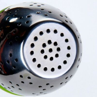 Infusor de Chá Folha Compacto Amarelo