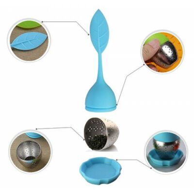 Infusor de Chá Folha Compacto Amarelo 5