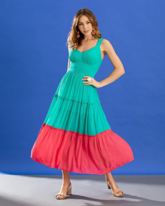 Vestido Bicolor Tuko 1