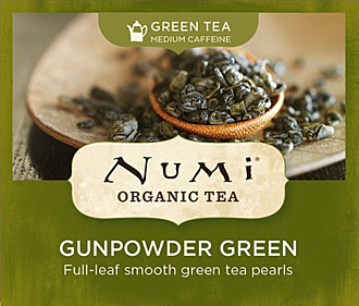Chá Verde Orgânico Gunpowder Numi 1