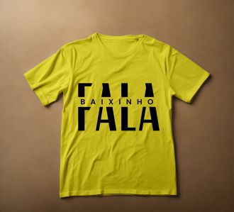 Camiseta Estonada FALA BAIXINHO AI PRETO