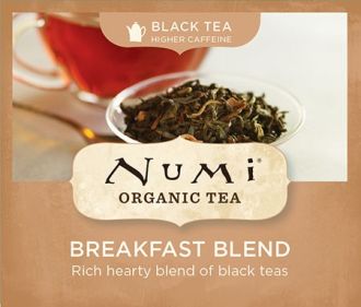 Chá Preto Orgânico Breakfast Blend Numi 1