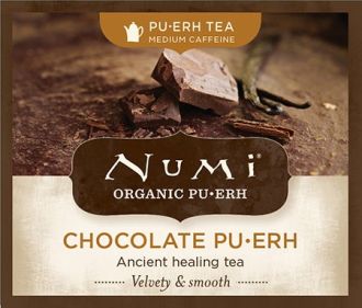 Chá Preto Orgânico Pu-erh Chocolate Numi 1