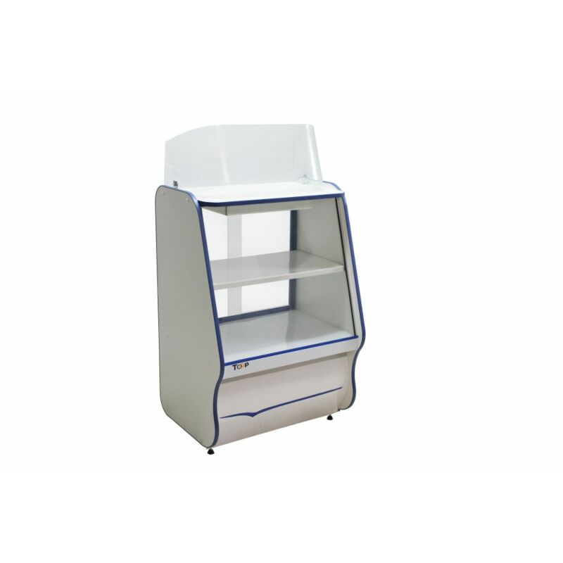 BALCÃO CAIXA 0,75M TOOP FAIXA AZUL ORMIFRIO 1