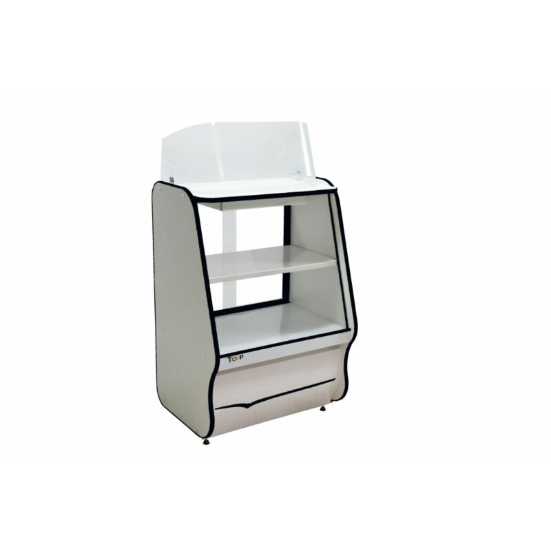 BALCÃO CAIXA 0,75M TOOP FAIXA PRETA ORMIFRIO 1