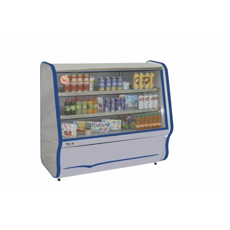 BALCÃO REFRIGERADO 0,80M 2 PLACAS FRIAS FAIXA AZUL ORMIFRIO 1