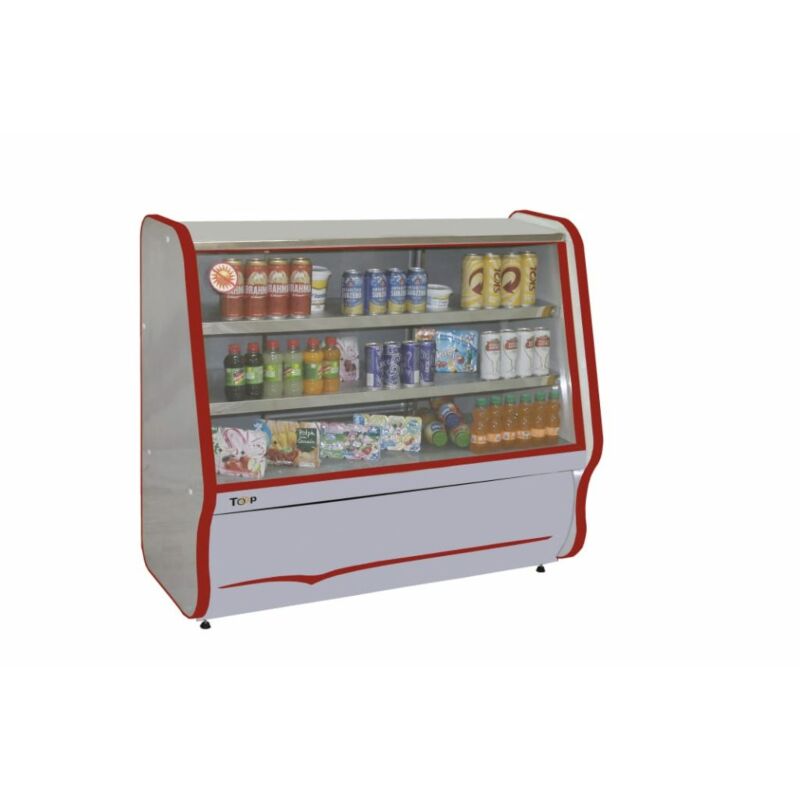 BALCÃO REFRIGERADO 1,25M 2 PLACAS FRIAS FAIXA VERMELHA ORMIFRIO 1