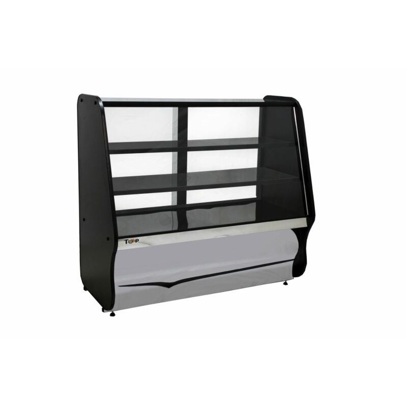 BALCÃO VITRINE SECA 1,20M TOOP BLACK ORMIFRIO 2