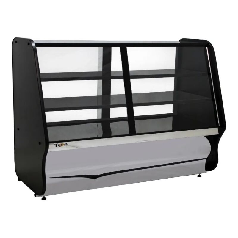 BALCÃO VITRINE SECA 1,60M TOOP BLACK ORMIFRIO 1