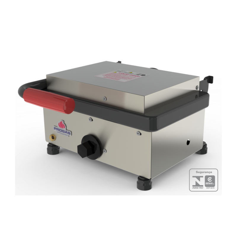 CHAPA BIFETEIRA 31X31 COM PRENSA PR-220 E STYLE 220V PROGÁS 1