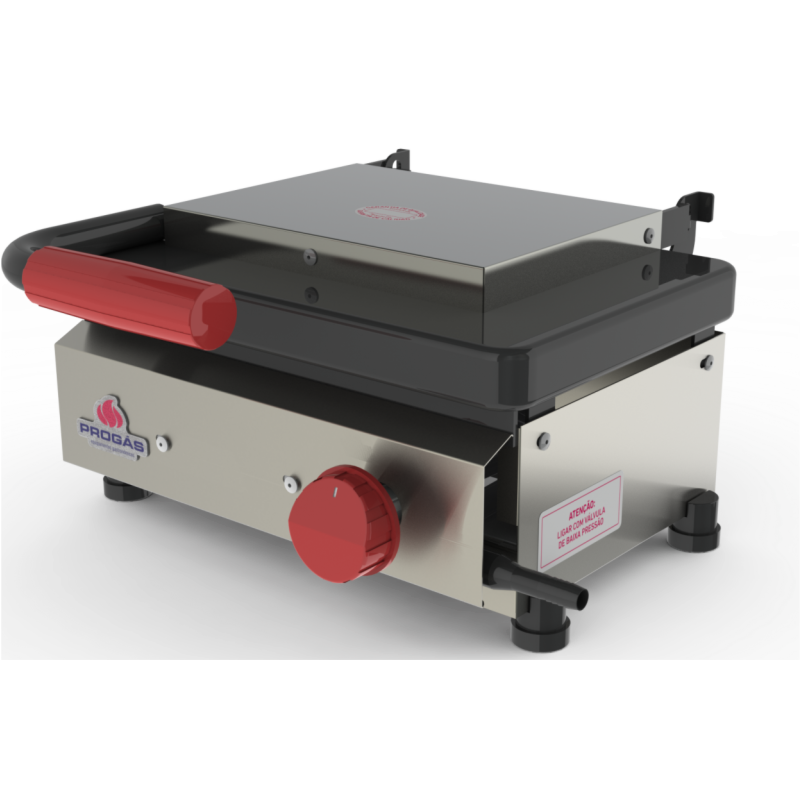 CHAPA BIFETEIRA 34X31 COM PRENSA PR-220 G STYLE À GÁS PROGÁS 1
