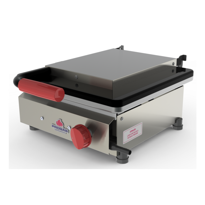 CHAPA BIFETEIRA 35X43 COM PRENSA PR-350 G STYLE À GÁS PROGÁS 1