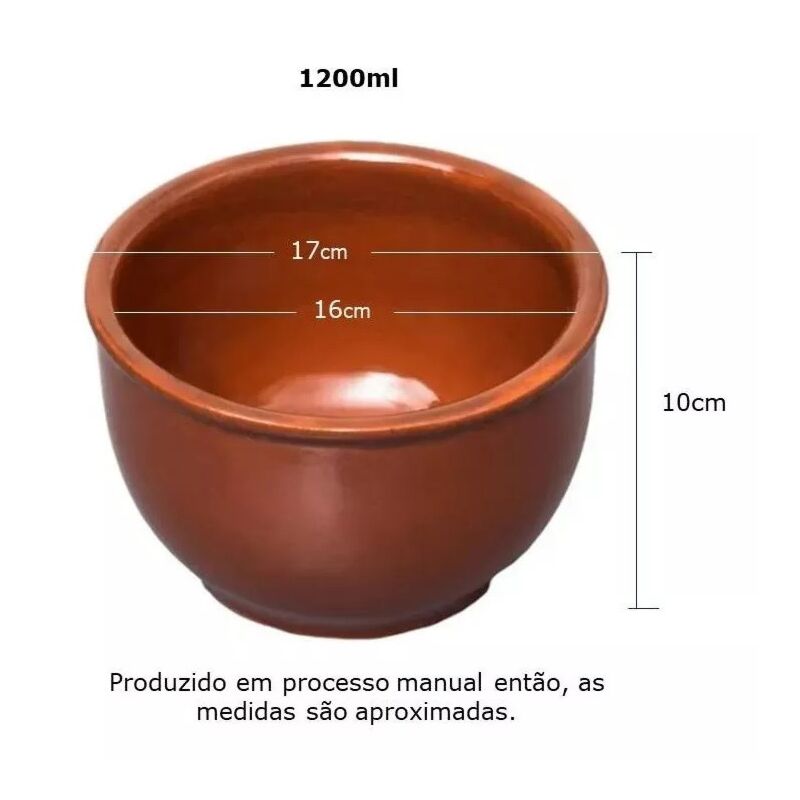 CUMBUCA VM ALTA #3 10X16 1.2L CERÂMICA MOTTA 2