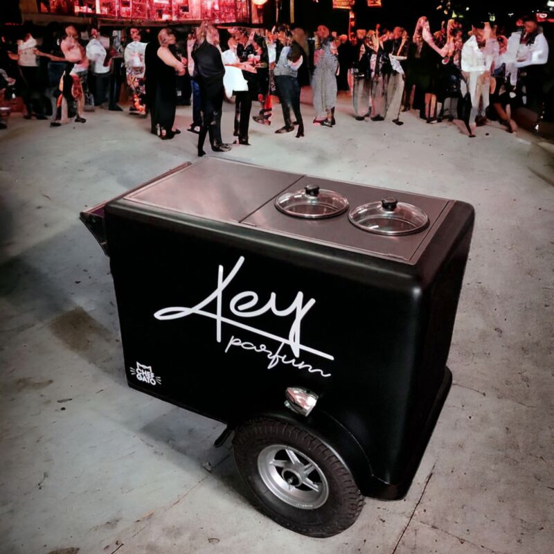 CARRINHO GOURMET GELATO FG1 ESPECIAL PRETO 3