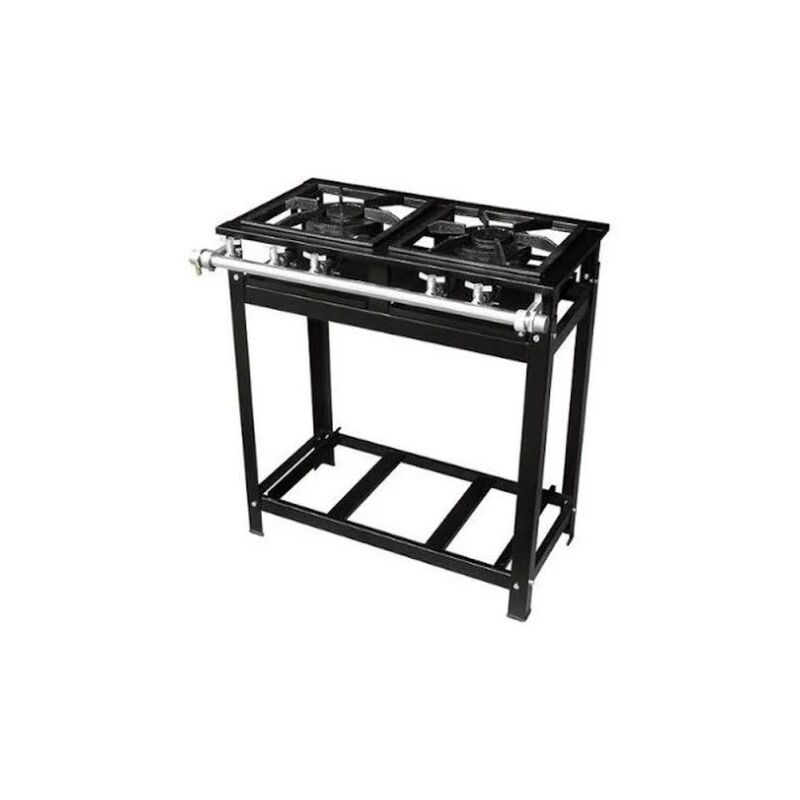 FOGÃO 2 BOCAS 30X30 P7 1QD BP CRISTALAÇO 1