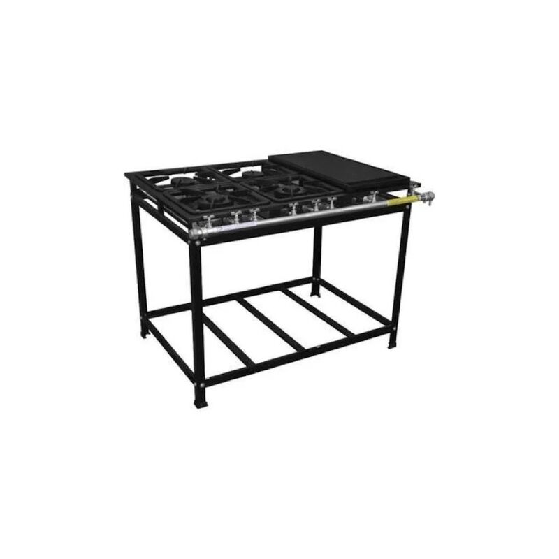 FOGÃO 4 BOCAS 30X30 BP P7 2QS/2QD CHAPA À GÁS CRISTALAÇO 1