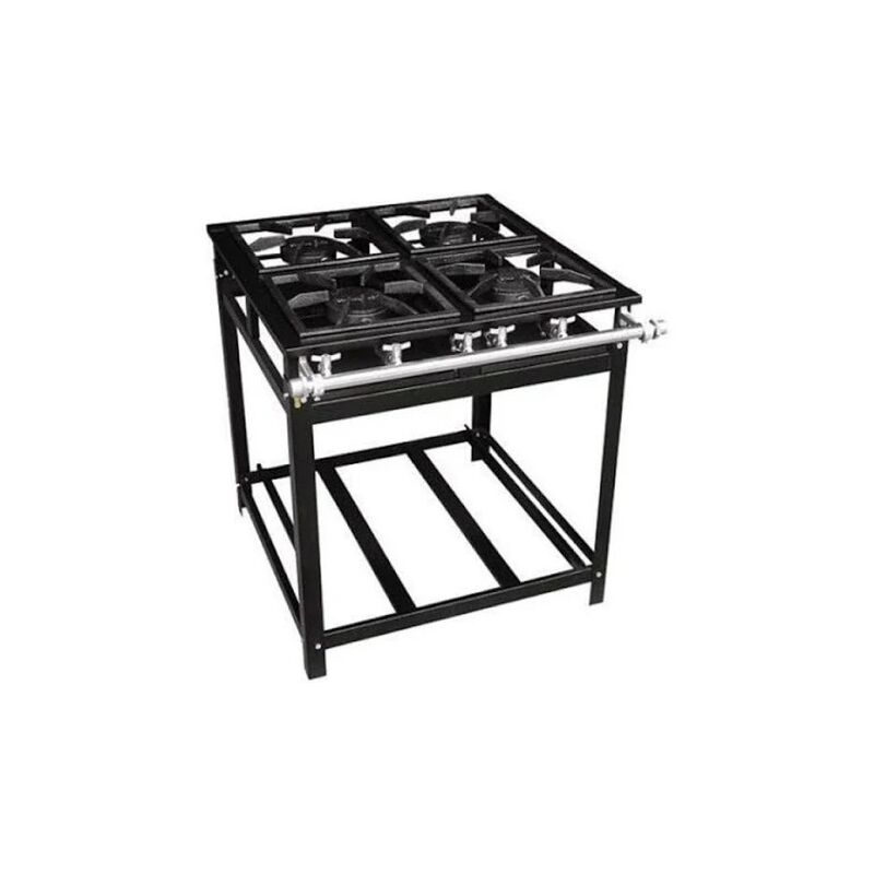 FOGÃO 4 BOCAS 40X40 BP P9 4QD MASTER À GÁS CRISTALAÇO 1