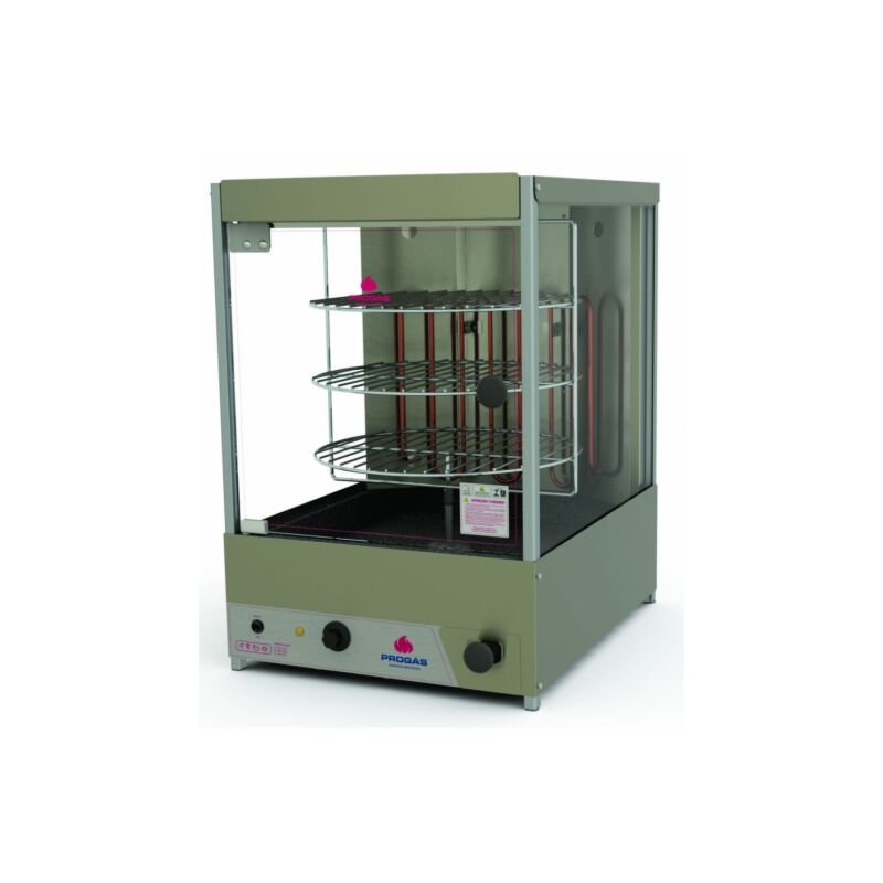 FORNO GIRATÓRIO 3A RESISTÊNCIA COMPACTO PRP-124 E 220V PROGÁS 1
