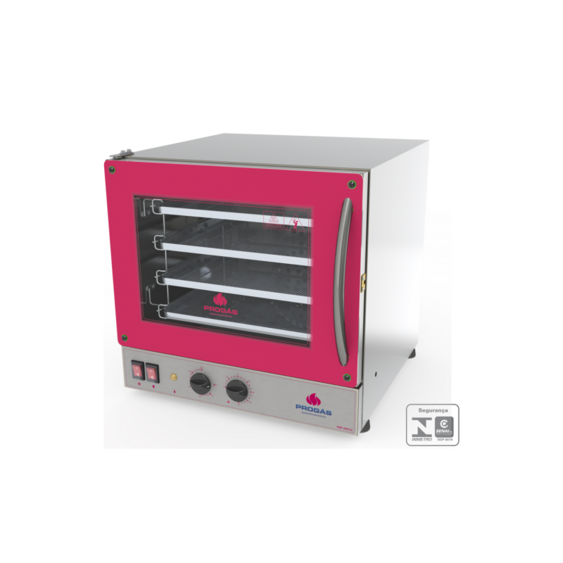 FORNO TURBO 04B VERMELHO PRP-004 G2 220V PROGÁS 1