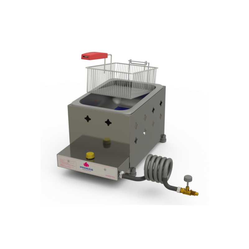 FRITADEIRA 1CUBA 1 CESTO 5L PR-10G G2 À GÁS PROGÁS 1