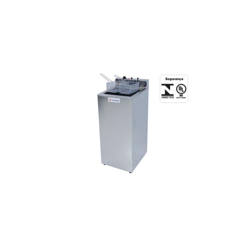 FRITADEIRA 1 CUBA 2 CESTOS 23L ÁGUA E ÓLEO GABINETE SFAO5 220V VENÂNCIO 1