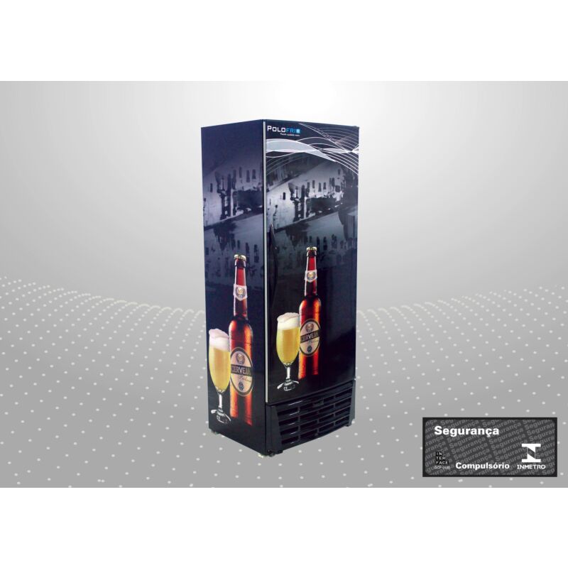 GELADEIRA CERVEJEIRA 560L 1 PORTA SÓLIDA 72x197x71 PRETA 2411 POLOFRIO 1